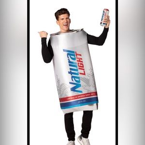 Natural light beer can costume